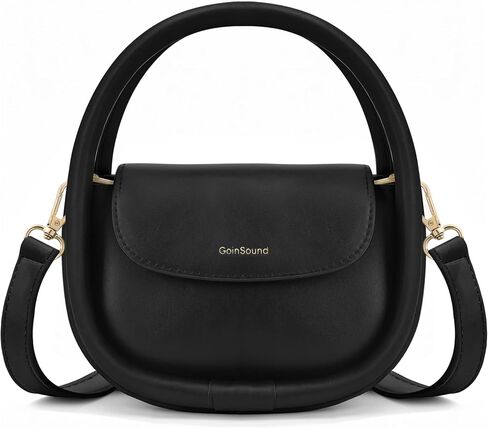 Top Handle Shoulder Bags for Women Trendy Vegan Leather Crossbody Small Handbags with Removable Adjustable Strap in Saudi Arabia