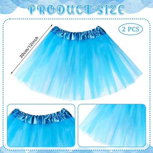 10 Pcs World Book Day Thing Costume Accessories, 2 Sets Blue Furry Headbands Tutu Bowtie Gloves and Tights for Reading Week Role-Playing Themed Parties in Saudi Arabia