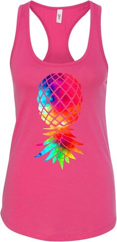 Women’s Upside Down Pineapple Tank Top – Funny Swinger Lifestyle Shirt – Vacation & Bachelorette Party Top in Saudi Arabia