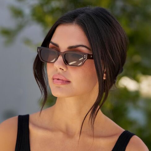 WearMe Pro WMP Eyewear – Women’s Polarized Oversized Rectangular Sunglasses: Wide Frame, Thick Temples, High-Fashion Style in Kuwait