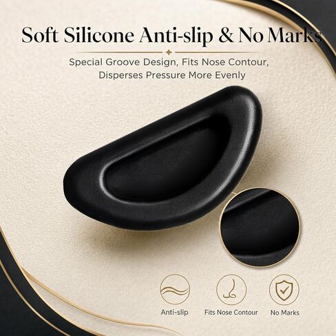 20 Pairs Black Anti-Slip Replacement Nose Pads for RayBan Meta Wayfarer RW4006, RW4008, RW4012, Gen 2, 50mm, 53mm Eyeglasses in Saudi Arabia