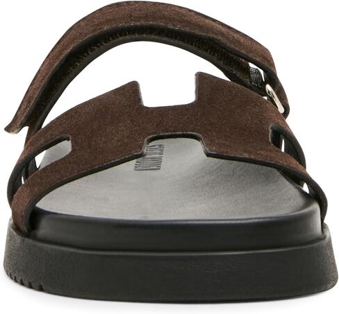Steve Madden Women's Mayven Slide Sandal, Chocolate Brown Suede, 5.5 in Kuwait