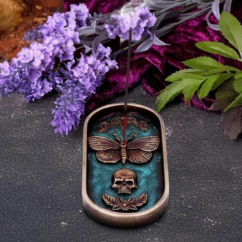 Death's Head Incense Holder 17cm in Kuwait