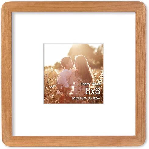 Acovy 16x20 Picture Frame, Solid Wenge Wood Photo Frame with Mat for 11×14, Poster Frame with Tempered Glass and Hanging Hardware, for Wall and Tabletop Display, 1 Pack in Kuwait