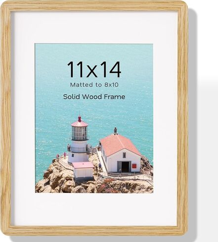 إطار صورة Acovy مقاس 16 × 20، إطار صور من خشب وينجي الصلب مع حصيرة مقاس 11 × 14، إطار ملصق مع زجاج مقسى وأجهزة تعليق، لعرض الحائط والطاولة، عبوة واحدة in Kuwait