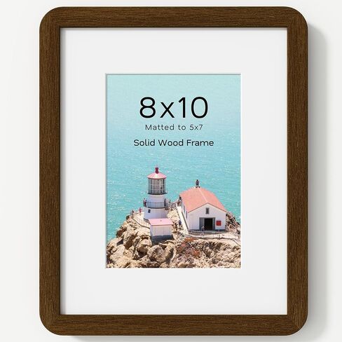 إطار صورة Acovy مقاس 16 × 20، إطار صور من خشب وينجي الصلب مع حصيرة مقاس 11 × 14، إطار ملصق مع زجاج مقسى وأجهزة تعليق، لعرض الحائط والطاولة، عبوة واحدة in Kuwait