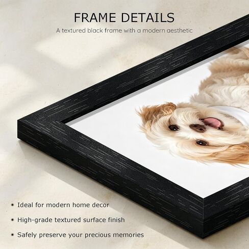 Wiscet 4x6 Picture Frame Set of 30, Bulk Photo Frames for 4x6 Photos, Multi Picture Frames for Wall or Tabletop, Black Woodgrain in Saudi Arabia