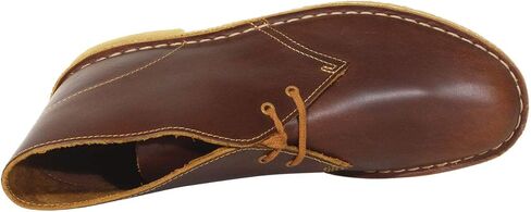 Clarks - حذاء صحراوي للرجال، المقاس: 13 M US، اللون: جلد أسمر ضارب للصفرة in Kuwait
