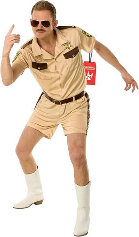 Morph Cop Costume Men, Police Costume Man, Sheriff Costumes, Border Patrol Outfit, Trooper Outfit, Halloween Costumes For Men in Kuwait