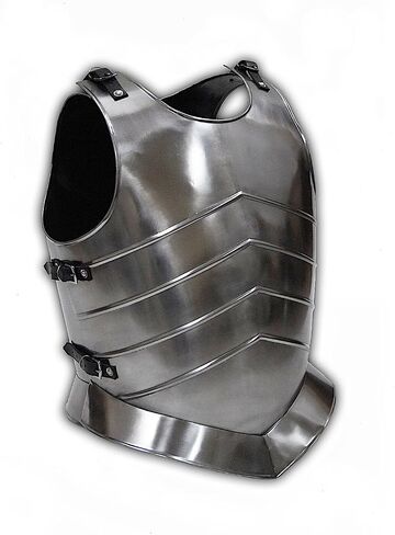 Mens Knight Medieval Steel Breastplate One Size Fits Most Metallic Rustic Vintage Home Decor Gifts in Saudi Arabia