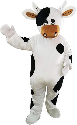 Adult Cow Mascot Costume - Halloween Fancy Dress | Halloween, Fancy Dress in Saudi Arabia