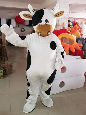 Adult Cow Mascot Costume - Halloween Fancy Dress | Halloween, Fancy Dress in Saudi Arabia