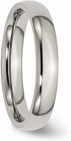 Chisel Titanium 4mm Polished Band in Saudi Arabia