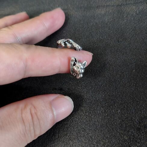 Cat Ring for Women Men Adjustable Open Lazy Cats Rings for Cat Lovers in Saudi Arabia