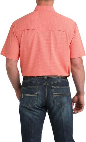 Cinch Men's Red Plaid ArenaFlex Short Sleeve Shirt in Kuwait