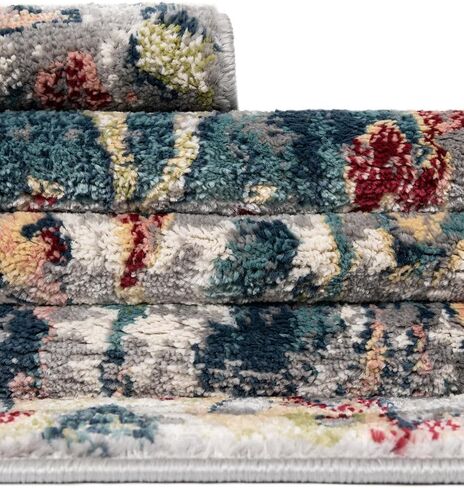 Rugs.com - سجادة تشارلستون - سجادة عداء متعددة سهلة التنظيف بطول 6 أقدام - مثالية للممرات والمطابخ والمداخل in Kuwait