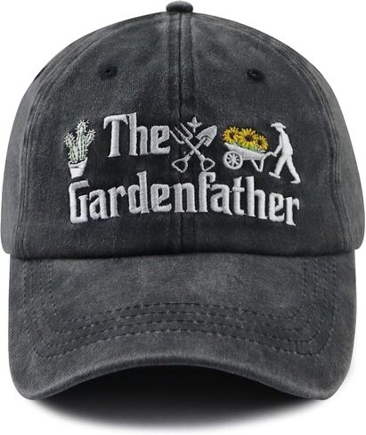 قبعات The Garden Father للرجال، قبعة بيسبول كلاسيكية مطرزة من القطن قابلة للتعديل من Gardeners Papa in Kuwait