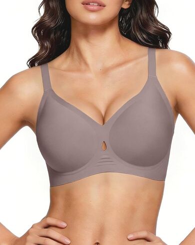 Wireless Openwork Bra for Women, Full Coverage V Neck in Saudi Arabia