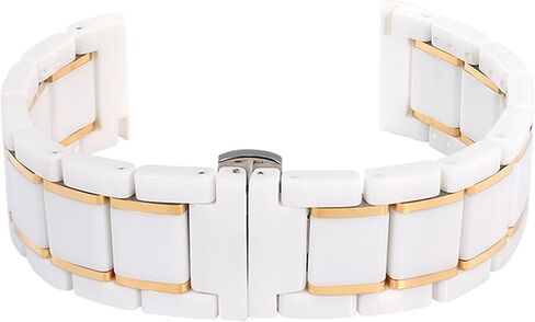 Ceramic Metal Quick-release Watch Strap, Universal Replacement Watch Band in Saudi Arabia