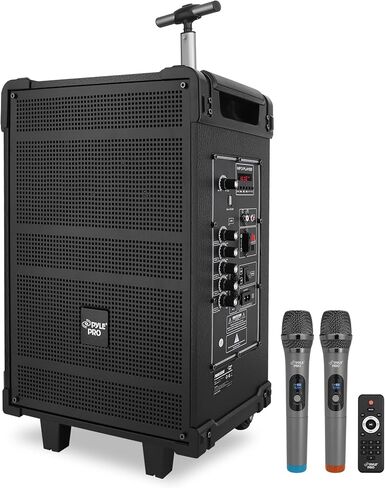 بايل ميكروفون لاسلكي PWMA230BT 400 واط VHF بلوتوث محمول بنظام بي ايه - اسود in Kuwait