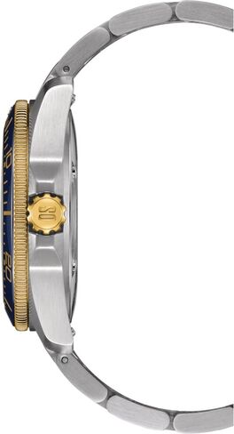ساعة سيرتينا للرجال، DS Action Diver 38mm Powermatic 80، ستانلس ستيل، سويسرية أوتوماتيكية، أزرق وذهبي، ستانلس ستيل، (C0488072204100) in Kuwait