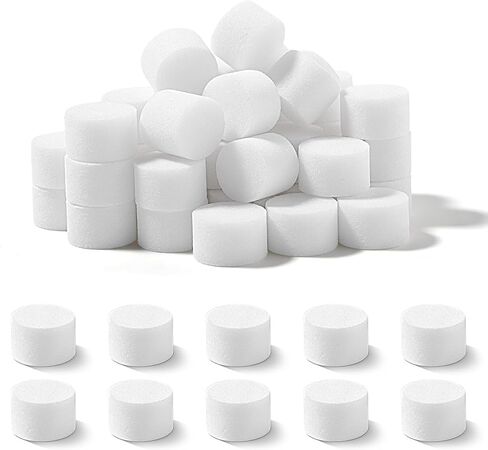 48 Pcs Nebulizer Filters Replacement Air Filter Sponge for Compressor System （Round White） in Saudi Arabia