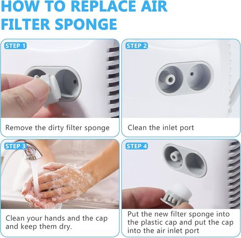 48 Pcs Nebulizer Filters Replacement Air Filter Sponge for Compressor System （Round White） in Saudi Arabia