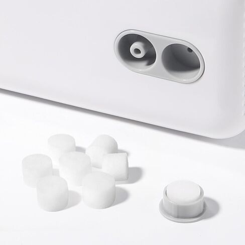 48 Pcs Nebulizer Filters Replacement Air Filter Sponge for Compressor System （Round White） in Saudi Arabia