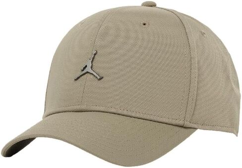 Jordan Rise Structured Metal Jumpman Hat Strapback Cap (US, Alpha, Medium, Large, Beige) in Kuwait