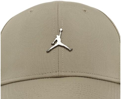 Jordan Rise Structured Metal Jumpman Hat Strapback Cap (US, Alpha, Medium, Large, Beige) in Kuwait
