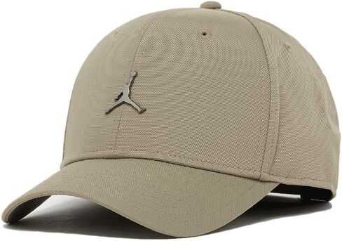 Jordan Rise Structured Metal Jumpman Hat Strapback Cap (US, Alpha, Medium, Large, Beige) in Kuwait