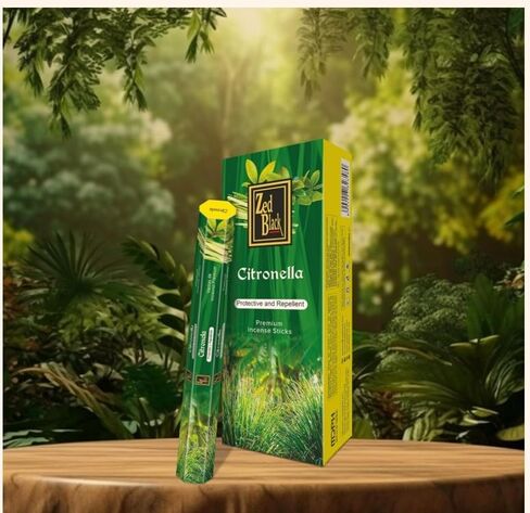 Citronella Incense Sticks – 120 Count | Outdoor Patio, Backyard & Camping | Citronella Oil Aroma for Fresh Outdoor Fragrance | Hand Rolled Incense for Home & Relaxation | Zed Black in Saudi Arabia