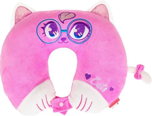 Travel Neck Pillow for Kids Adult Cute Soft Plush Memory Foam Airplane Neck Pillow for Traveling Animal Flight Pillow Head Rest Neck Support for Cars Long Flights in Saudi Arabia