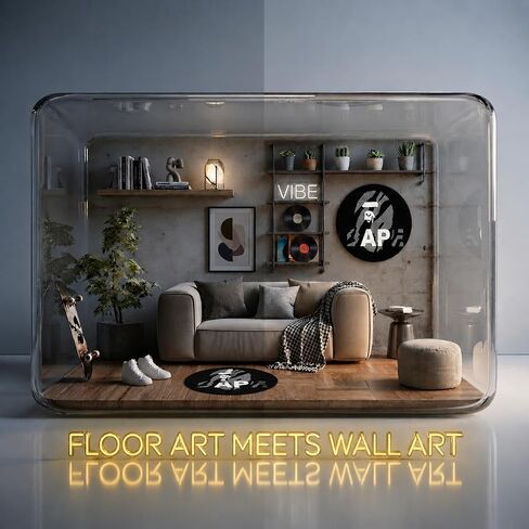 APE Rug for Cool Gaming Room Decor - Fluffy 24x24 Wall Decor for Streetwear & Hypebeast Room Decor - Non Slip & Non Shedding Bedroom Rug - Machine Washable, Absorbent Mat for Bathroom Decor R in Kuwait
