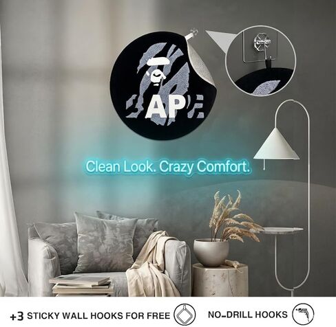 APE Rug for Cool Gaming Room Decor - Fluffy 24x24 Wall Decor for Streetwear & Hypebeast Room Decor - Non Slip & Non Shedding Bedroom Rug - Machine Washable, Absorbent Mat for Bathroom Decor R in Kuwait