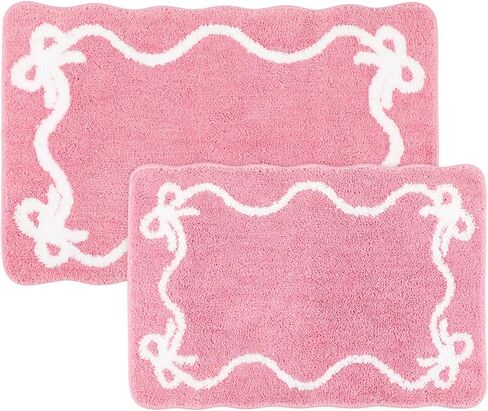 Drydiet 2 Pcs Independence Day Door Mat 3D Textured Independence Day Pattern Carpet Set Soft Fluffy 2 Sizes Non Slip Patriotic Bathroom Rugs Washable Mat for Bathroom Bedroom Home Decoration in Saudi Arabia