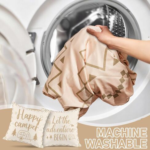 gisgfim 6pcs Rv Dinette Cushion Covers Stretch Washable Bohemian Style Rv Cushion Slipcover Replacement for Travel Trailer Couch Camper Car Bench, 2 Pillowcase, 2 Backrest and 2 Bench Covers (Boho) in Kuwait