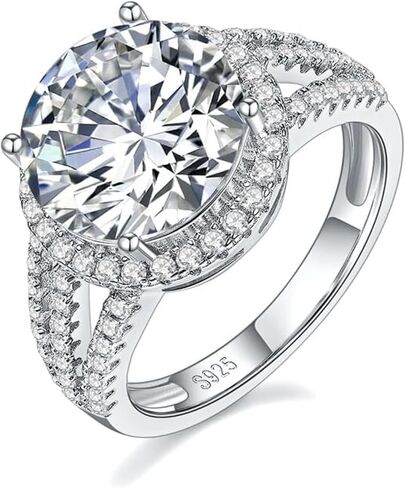 14K Gold 3/5 Carat Engagement Diamond Ring in Round Brilliant Setting | Excellent Cut, D-color, VVS1 Bright | Best Choice for Her in Kuwait