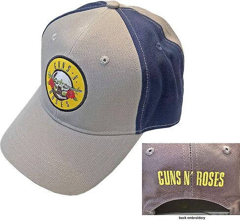 Guns N' Roses Unisex Baseball Cap: Circle Logo (2-Tone) - Blue, Grey in Saudi Arabia