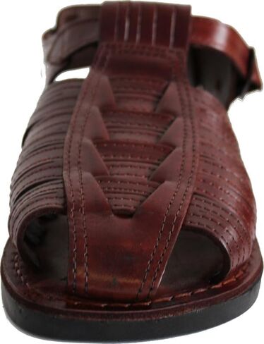 Holy Land Market Men/Women Biblical Jesus Leather Sandals/Slides From Jerusalem (Nathaniel Style I) in Kuwait