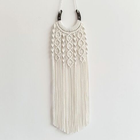 Moosira Equestrian Macrame الجدار شنقا، حدوة الحصان Macrame الجدار شنقا، حدوة حصان Macrame، فن جدار الفروسية، ديكور غربي بوهو، نسيج ديكور جدار بوهو، هدية فريدة لمحبي الحصان لغرفة راعية البقر، الحضانة، المزرعة (خرزة بنية فاتحة) in Kuwait