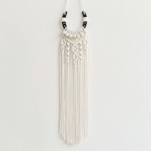 Moosira Equestrian Macrame الجدار شنقا، حدوة الحصان Macrame الجدار شنقا، حدوة حصان Macrame، فن جدار الفروسية، ديكور غربي بوهو، نسيج ديكور جدار بوهو، هدية فريدة لمحبي الحصان لغرفة راعية البقر، الحضانة، المزرعة (خرزة بنية فاتحة) in Kuwait
