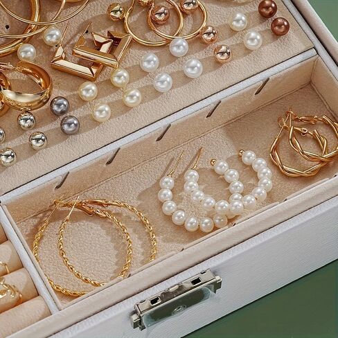 86Pcs Middle Eastern Boho Vintage Jewelry Set, Butterfly Heart Faux Pearl Leaf Floral Knot Wide Band Necklace Rings Earrings Studs with Multiple Small Boxes for Women Date Night Holiday Party Vacation in Kuwait
