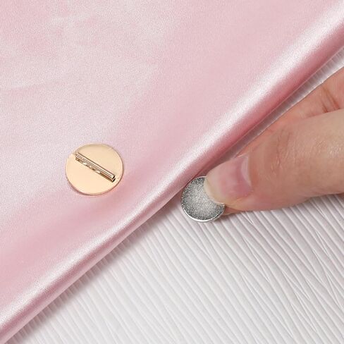 8 Pair Mini Magnetic Pin Brooch Converters Magnetic Apparel Pin Converter Clothing Metal Buckle Lapel Pins Converter Invisible Pins Brooch Holder Converters for Hijab Scarf Shawl Thin Fabric in Saudi Arabia