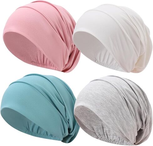 JarseHera Cotton Slouchy Beanie Chemo Headwear Soft Slouch Cancer Caps Hats Head Cover for Hair Loss in Saudi Arabia