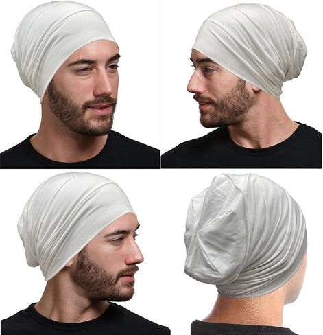 JarseHera Cotton Slouchy Beanie Chemo Headwear Soft Slouch Cancer Caps Hats Head Cover for Hair Loss in Saudi Arabia