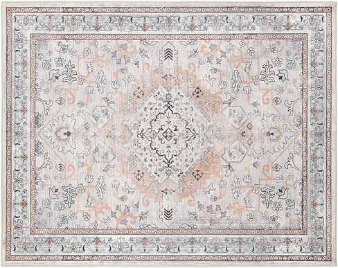 HOOBRO 2 x 3 Area Rugs Washable, Small Rugs for Entryway Kitchen Bathroom Mat Indoor Low Pile Soft Rug, Non-Slip Backing Stain Resistant Carpets, Pet Friendly Machine Washable, Vintage Beige EF01AR01 in Kuwait