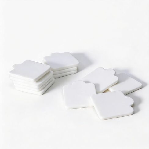 24PCS Oil Cotton Pads for ETAROWKS Waterless Candle Essential Oil Diffuser,Aroma Pad,Pure White Cotton Pads for Flameless Candle Diffuser in Saudi Arabia