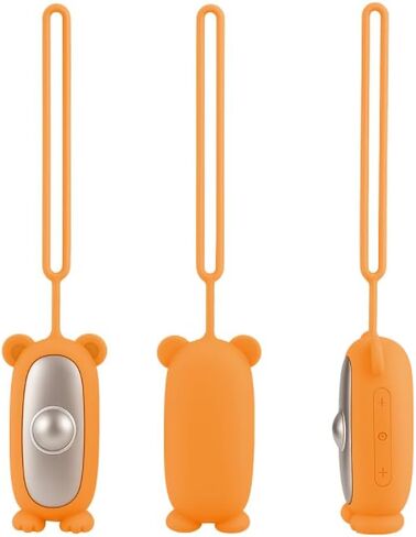Glowco CalmCarry Kids Bear-Shaped Replacement Cover and Case | Silicone Replacement Covers with Strap | Bear Design Calm Carry Device Cover for Kids | Pack of 5 (Gray, Teal, Pink, Purple, Orange) in Saudi Arabia