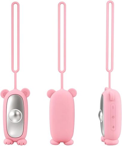 Glowco CalmCarry Kids Bear-Shaped Replacement Cover and Case | Silicone Replacement Covers with Strap | Bear Design Calm Carry Device Cover for Kids | Pack of 5 (Gray, Teal, Pink, Purple, Orange) in Saudi Arabia